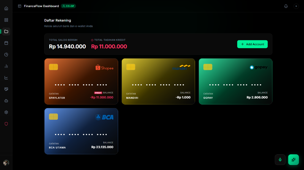 FinanceFlow Screenshot 1